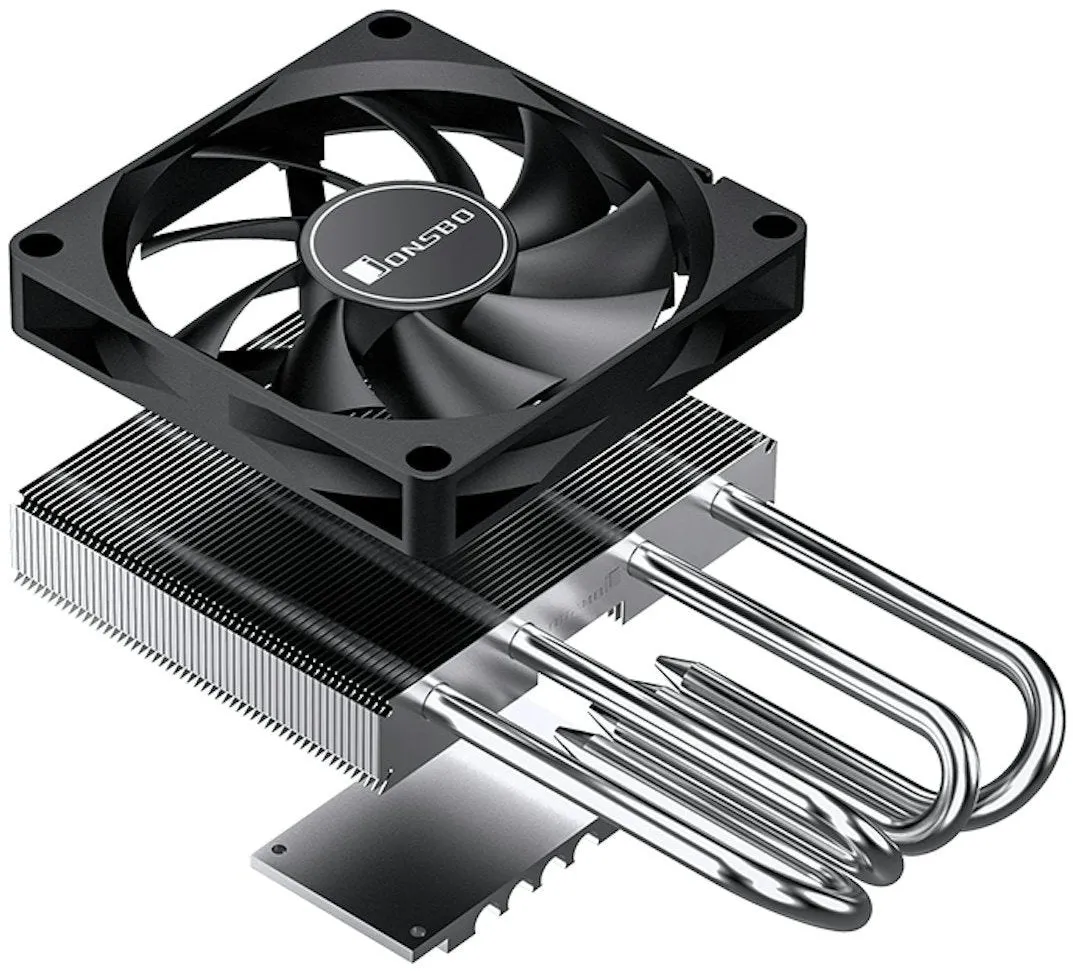 [最新產品] Jonsbo HP-400S-BK 黑色(9CM)下吹式 low-profile CPU Cooler