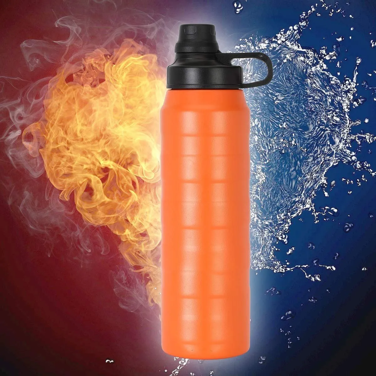 0327 Water Bottle Thermo Steel 900ml, Thermos Flask Water Bottle for Cold Water