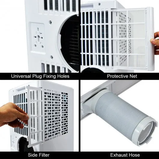 12000 BTU Electric Portable Air Cooler Dehumidifier Cool Fan