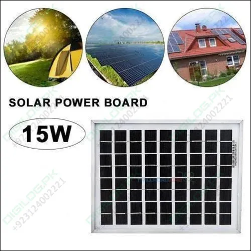 15w 12v Pv Solar Power Panel Cell Module