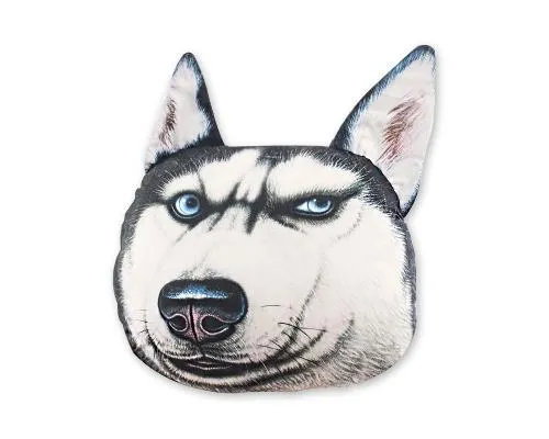 16'' Dog Face Plush Throw Pillow Animal Cushion