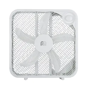 20" Box Fan with Weather-Resistant Motor Housing