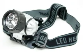 3 LED Hands Free Miner's Head Lamp Light