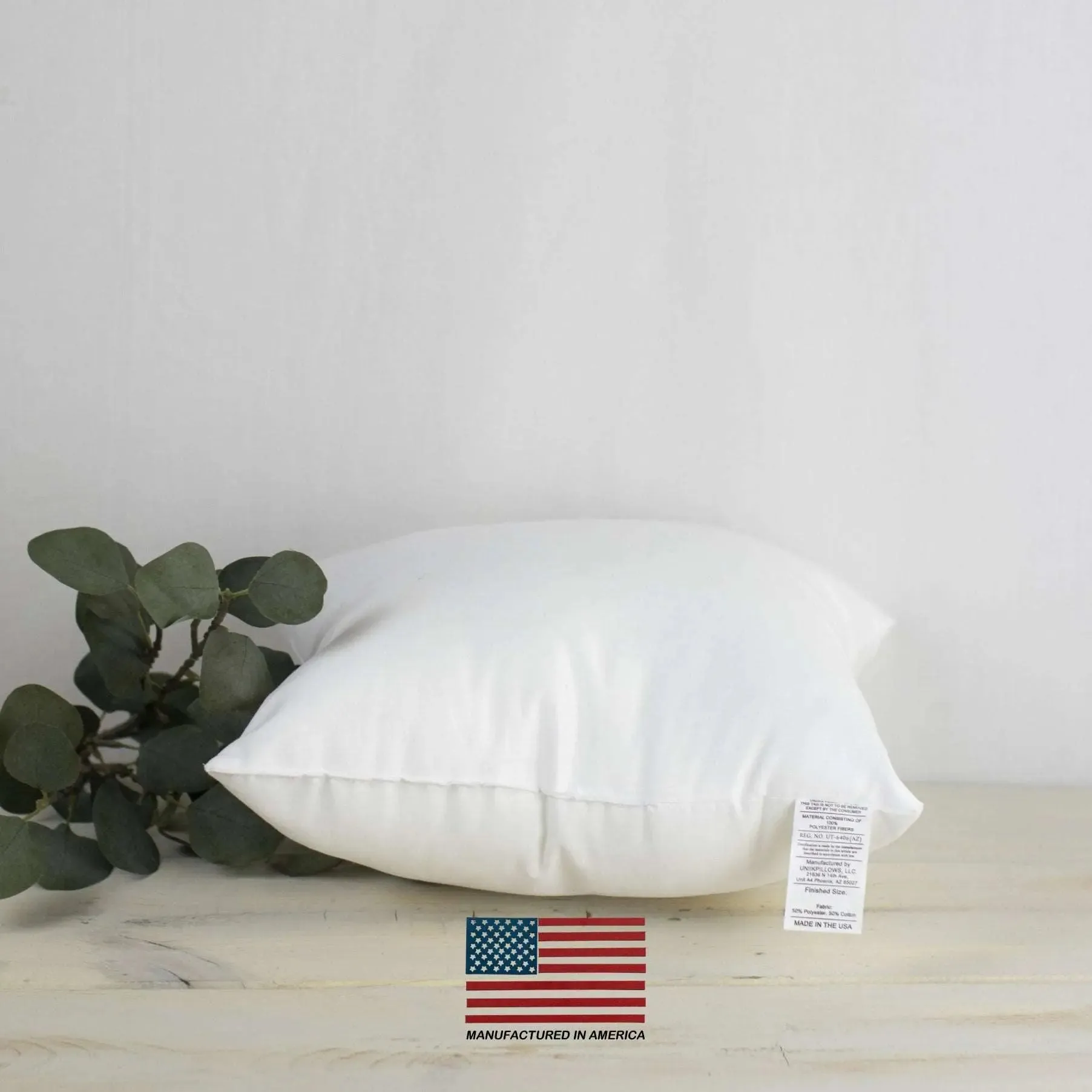 31x31 | Indoor Outdoor Hypoallergenic Polyester Pillow Insert | Quality Insert | Pillow Inners | Throw Pillow Insert | Square Pillow Inserts