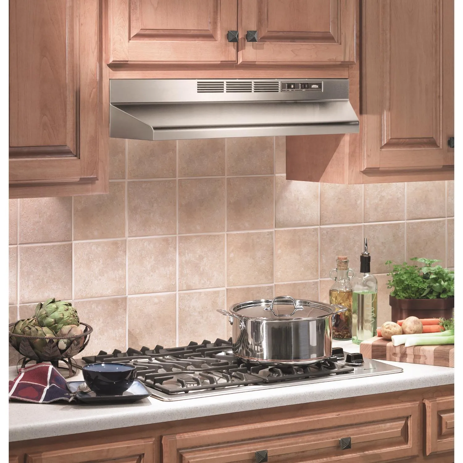 413604 Broan® 36-Inch Ductless Under-Cabinet Range Hood, Stainless Steel