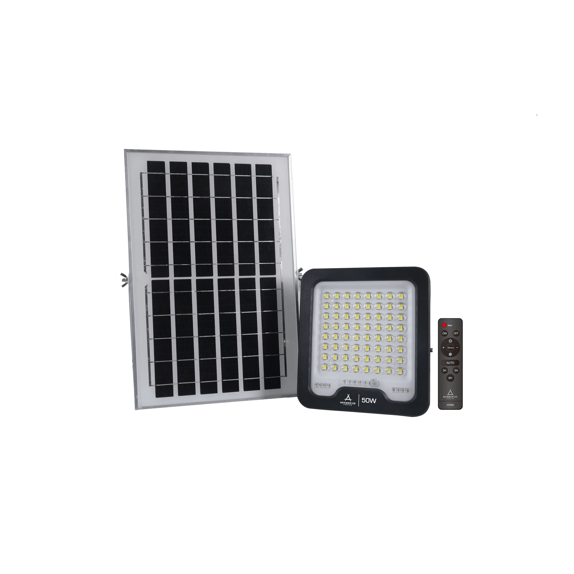 50W Solar Hydra Flood Light with Motion Sensor