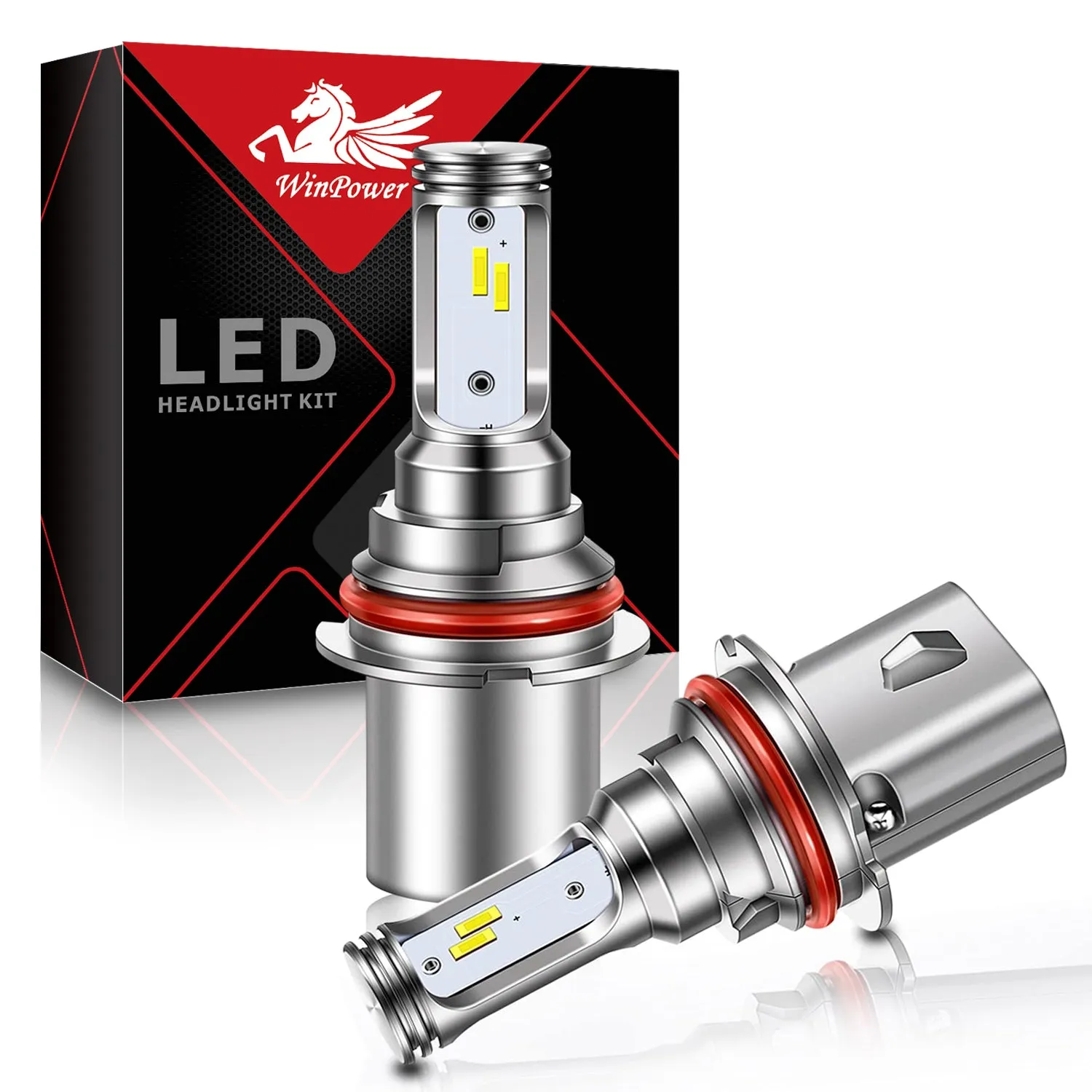 9007 HB5 LED Headlight Bulbs 40W 7000K Bright White Headlamp