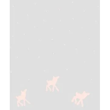 Alimrose Knit Stroller Blanket - Deer and Dots Pink