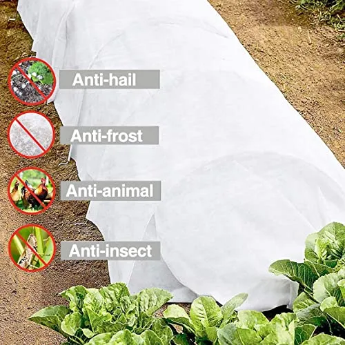 Anaya Mosquito Net 4'x10' Mosquito Insect Bug Screen Netting, Garden Netting Barrier Protect Vegetables Flowers Fruits Plants, (Model: NEW-DIV-061), White