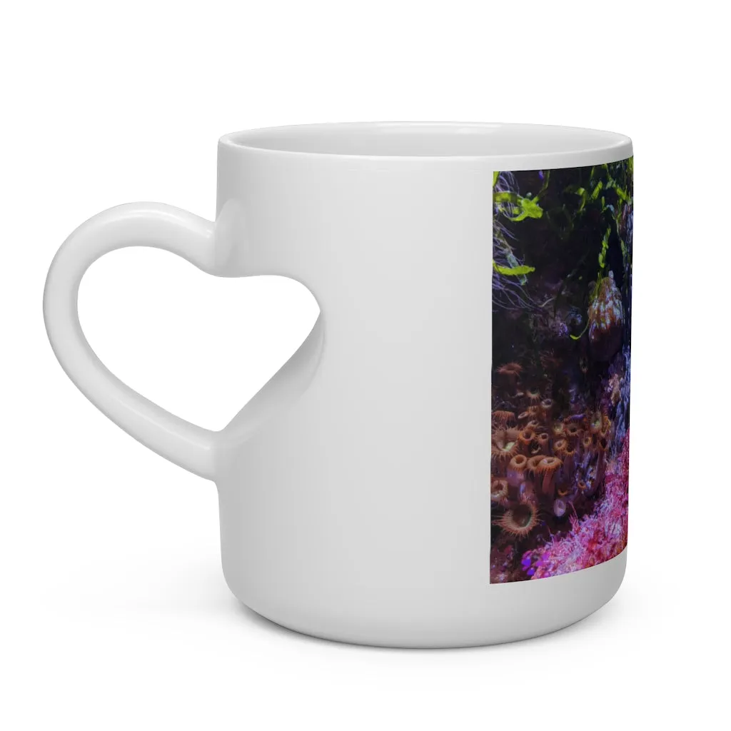 Aquarium Heart Shape Mug