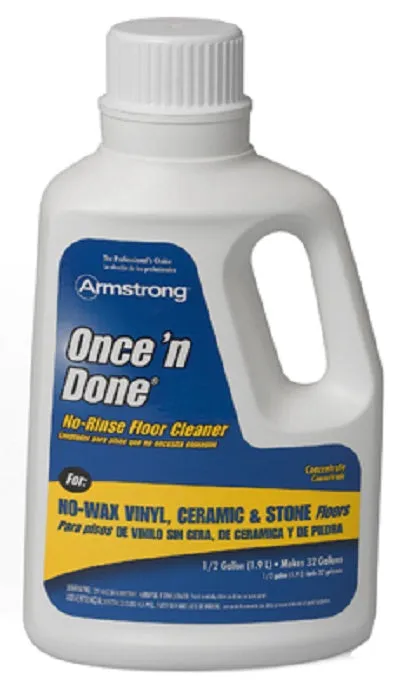 Armstrong 330408 1 Gallon Of Once N Done Concentrated Floor Cleaner - Quantity of 2