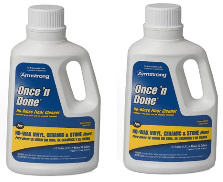 Armstrong 330408 1 Gallon Of Once N Done Concentrated Floor Cleaner - Quantity of 2