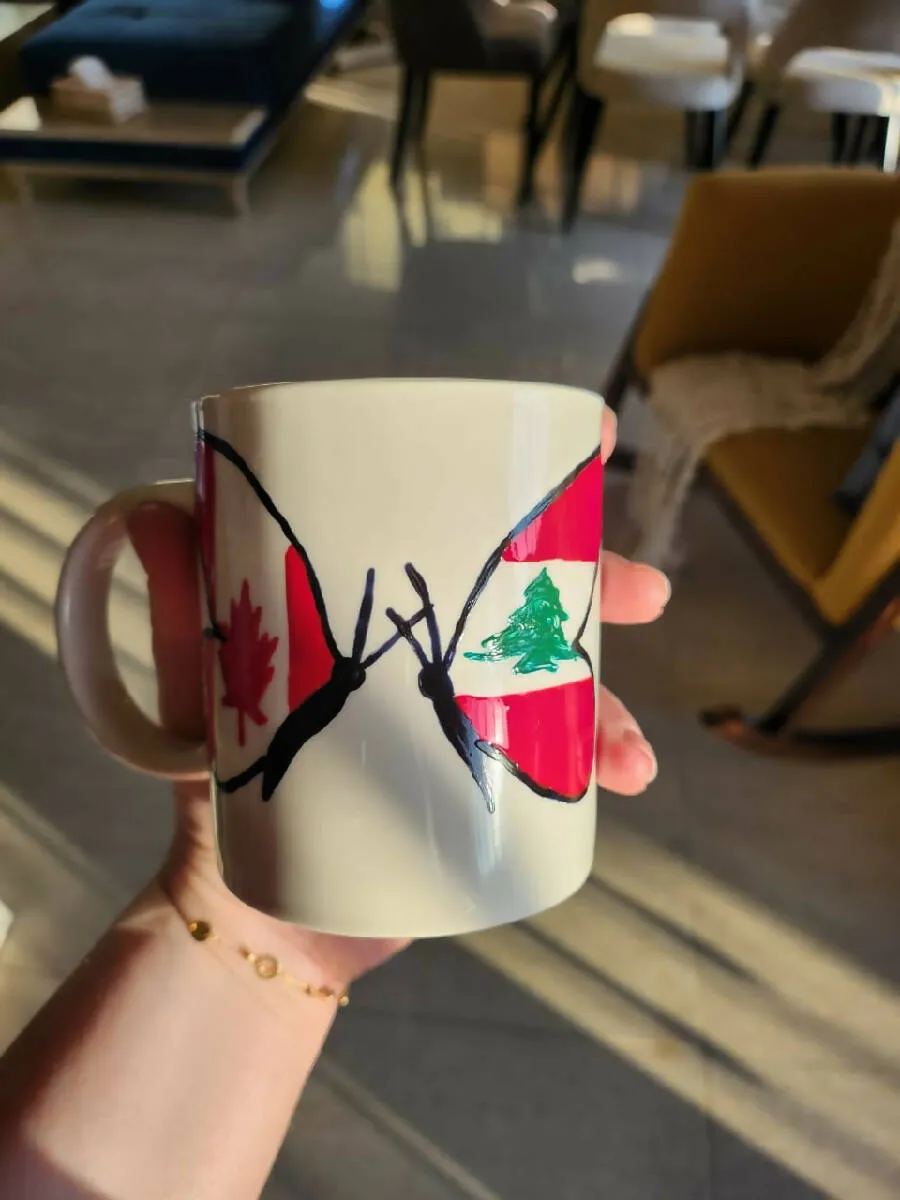 Art Vibes From Lebanon to Canada Mug