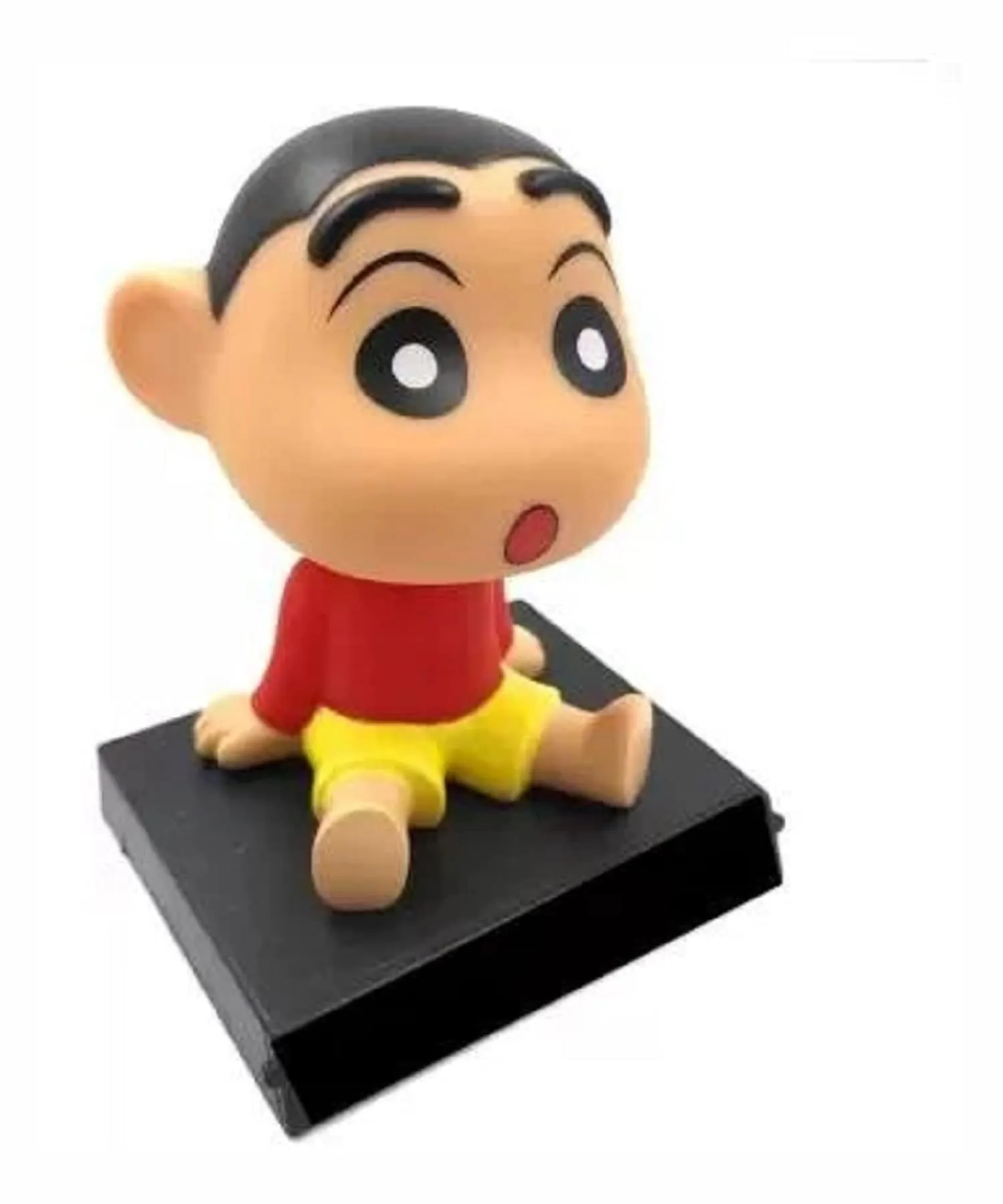 AUGEN Super Hero Shinchan Action Figure Limited Edition Bobblehead with Mobile Holder for Car Dashboard, Office Desk & Study Table (Pack of 1)