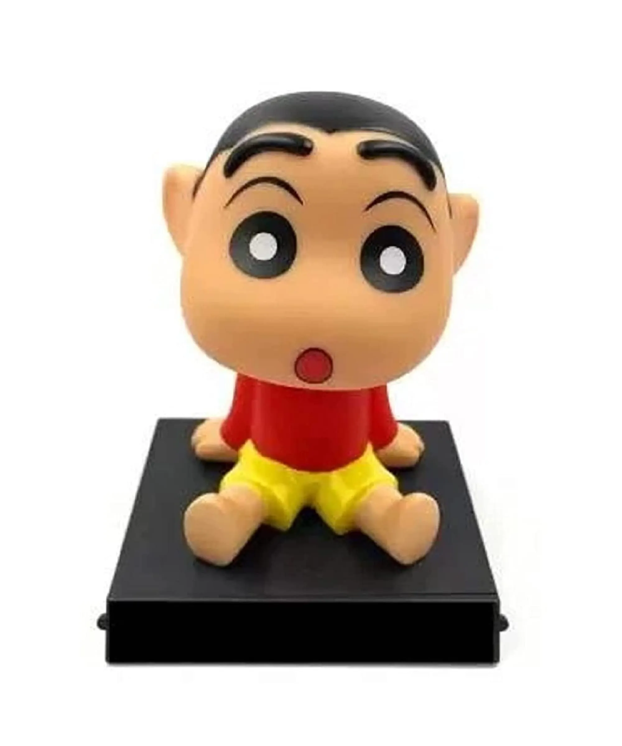 AUGEN Super Hero Shinchan Action Figure Limited Edition Bobblehead with Mobile Holder for Car Dashboard, Office Desk & Study Table (Pack of 1)