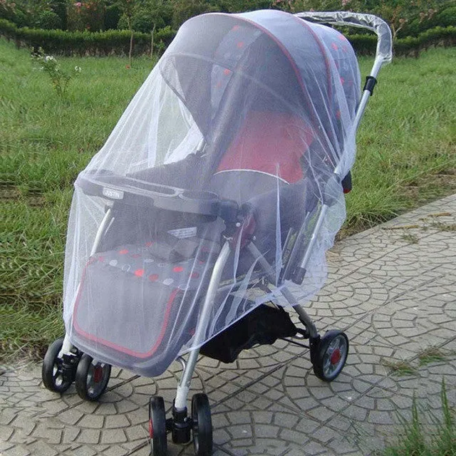 Baby Stroller Pushchair Mosquito Insect Shield Net Safe Infants Protection Mesh Stroller Accessories Mosquito Net 150cm