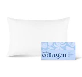 Bamboo Collagen Standard Pillowcase in Gift Box White