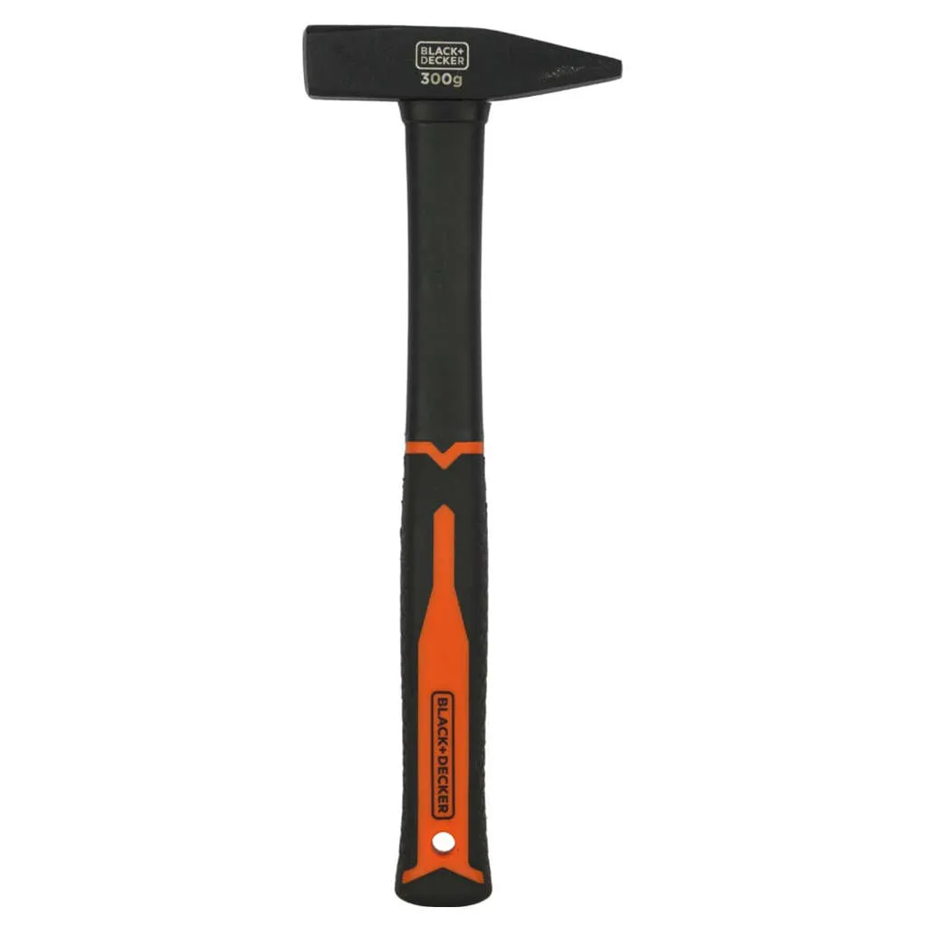 Black & Decker Fiberglass Handle DIN Hammer 300g BDHT51394