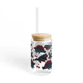 Black Cherry Dino Sipper Glass