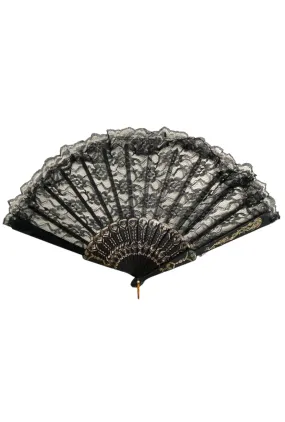 Black Lace Hand Fan