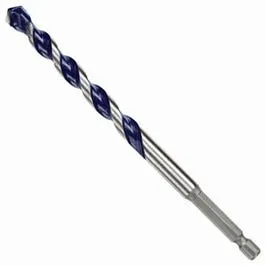 BluGranite Turbo Hammer Drill Bit, Carbide, 3/8 x 4 x 6-In.