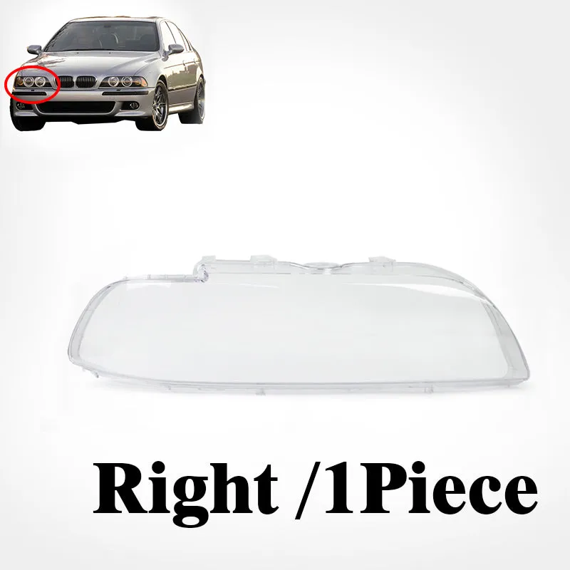 BMW 5 Series/E39 1996-2003 Car Front Headlight Cover For  Auto Shell Headlamp Lampshade Shell Cover Transparent