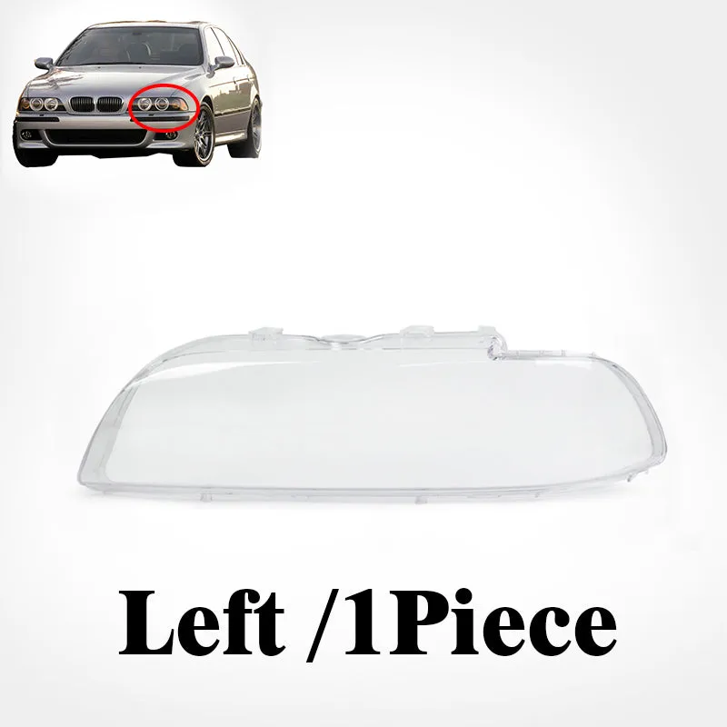 BMW 5 Series/E39 1996-2003 Car Front Headlight Cover For  Auto Shell Headlamp Lampshade Shell Cover Transparent