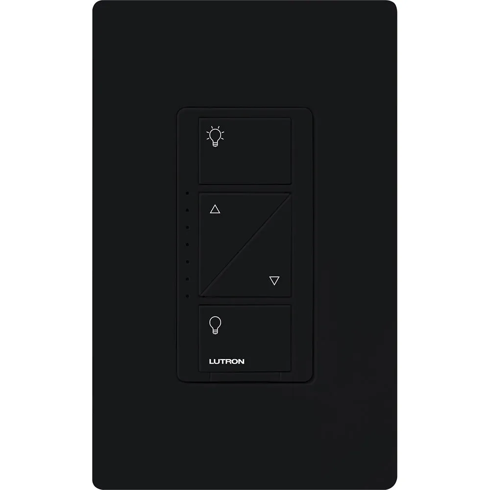 Caseta Wireless In-Wall Smart Dimmer PRO, 250W LED, 3-Way/Multi-Location, Black