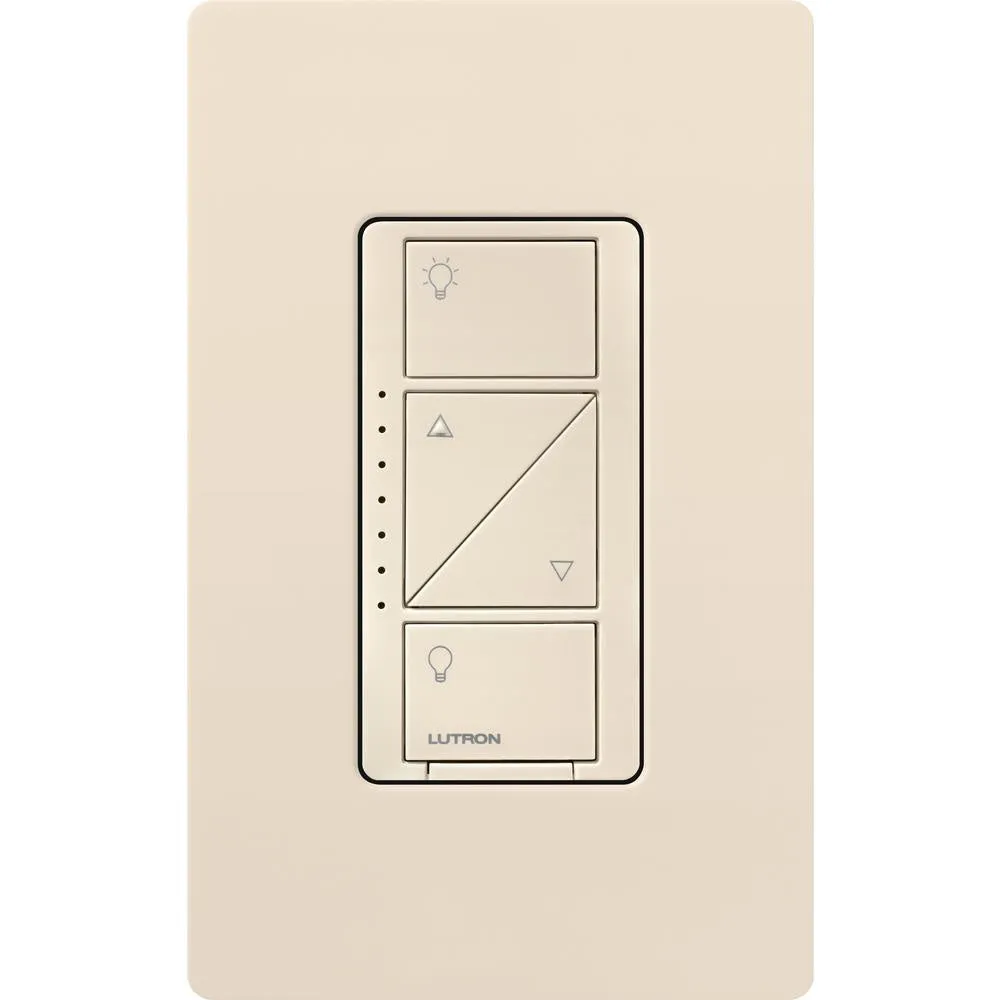 Caseta Wireless Smart LED Dimmer Switch, 3-Way/Multi-Location, Light Almond