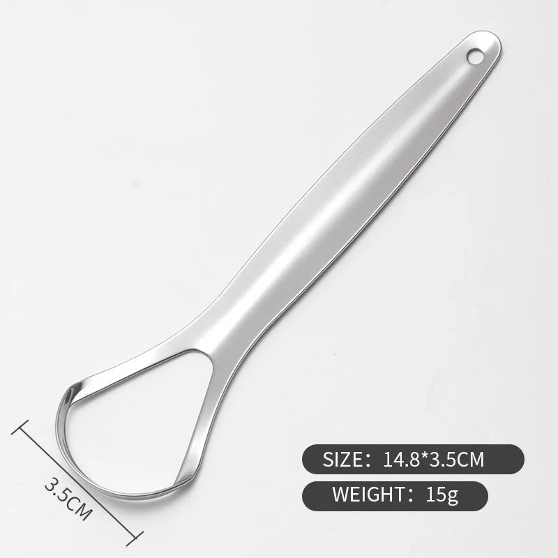 Cleaner Stainless Steel Set Tongue Scraper