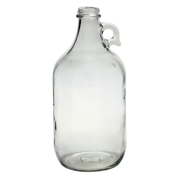 Clear Flint 1/2 Gallon Glass Growler or Jug