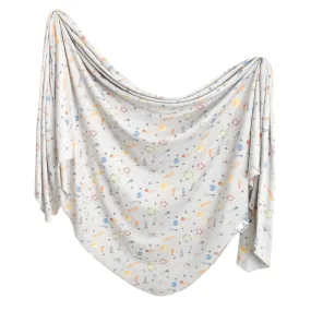 Copper Pearl Cosmos Swaddle Blanket