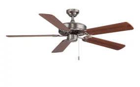 Dalton Nickel 52" Ceiling Fan