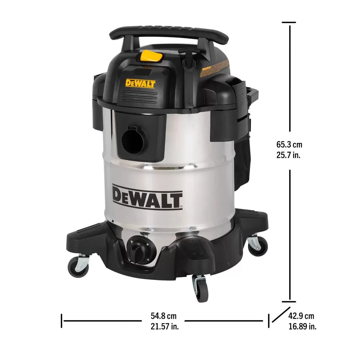 DeWalt DXV38S 1250W 38L Stainless Steel Wet & Dry Vacuum