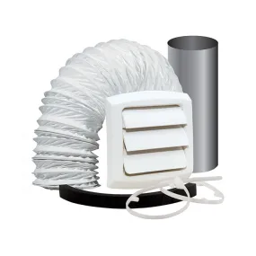 Dundas Jafine  ProVent™ Wall Style Bathroom Fan Vent Kit 3 In. to 4 In.