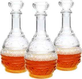 EK CHIC HOME 33 Oz Glass Decanter (3pcs)