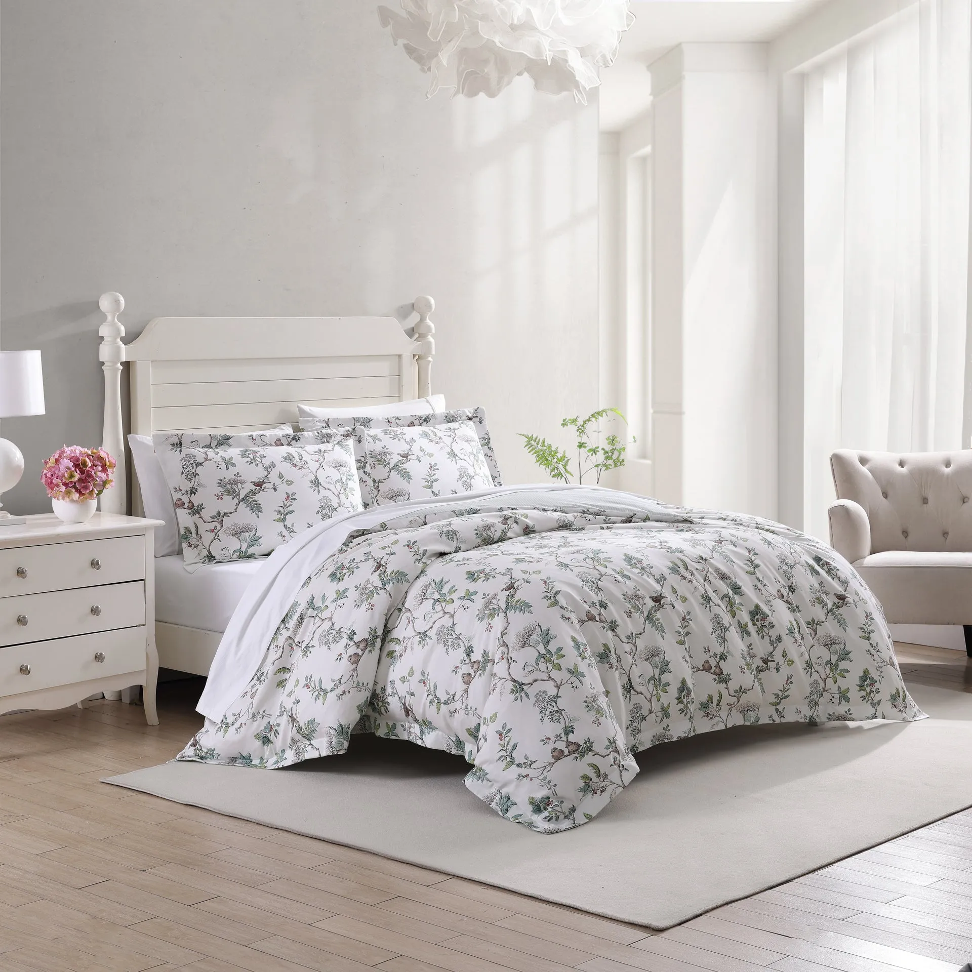 Elderwood Natural Quilt Cover Set by Laura Ashley