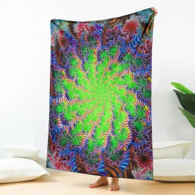 Electric Hum | Microfleece Blanket | Makroverset