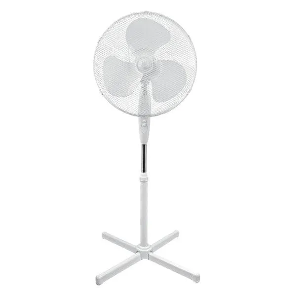 Electrical Supply Sunbeam 16" Oscillating Pedestal Fan - White | SS-1636M