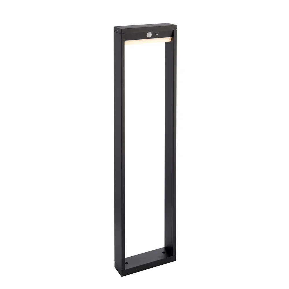 Endon Dannah LED Solar Post in Black (Large)