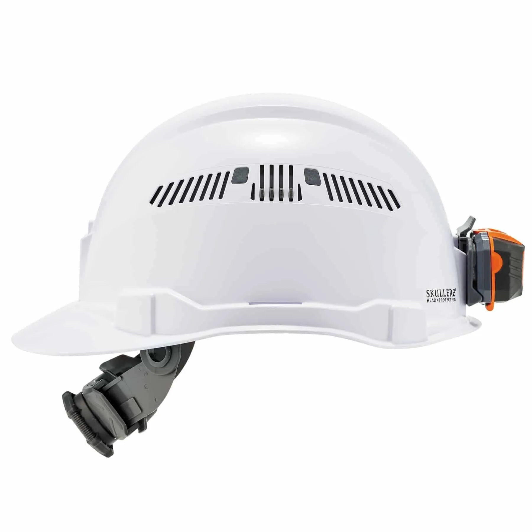 Ergodyne 60146 8972LED  White Class C Hard Hat Cap Style   LED Light