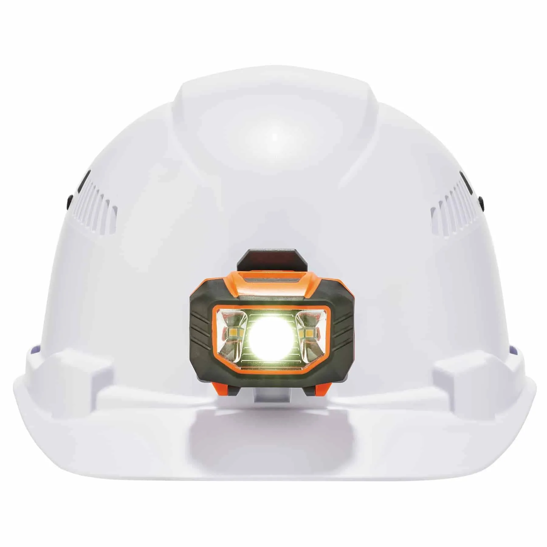 Ergodyne 60146 8972LED  White Class C Hard Hat Cap Style   LED Light