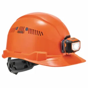 Ergodyne 60147 8972LED  Orange Class C Hard Hat Cap Style   LED Light