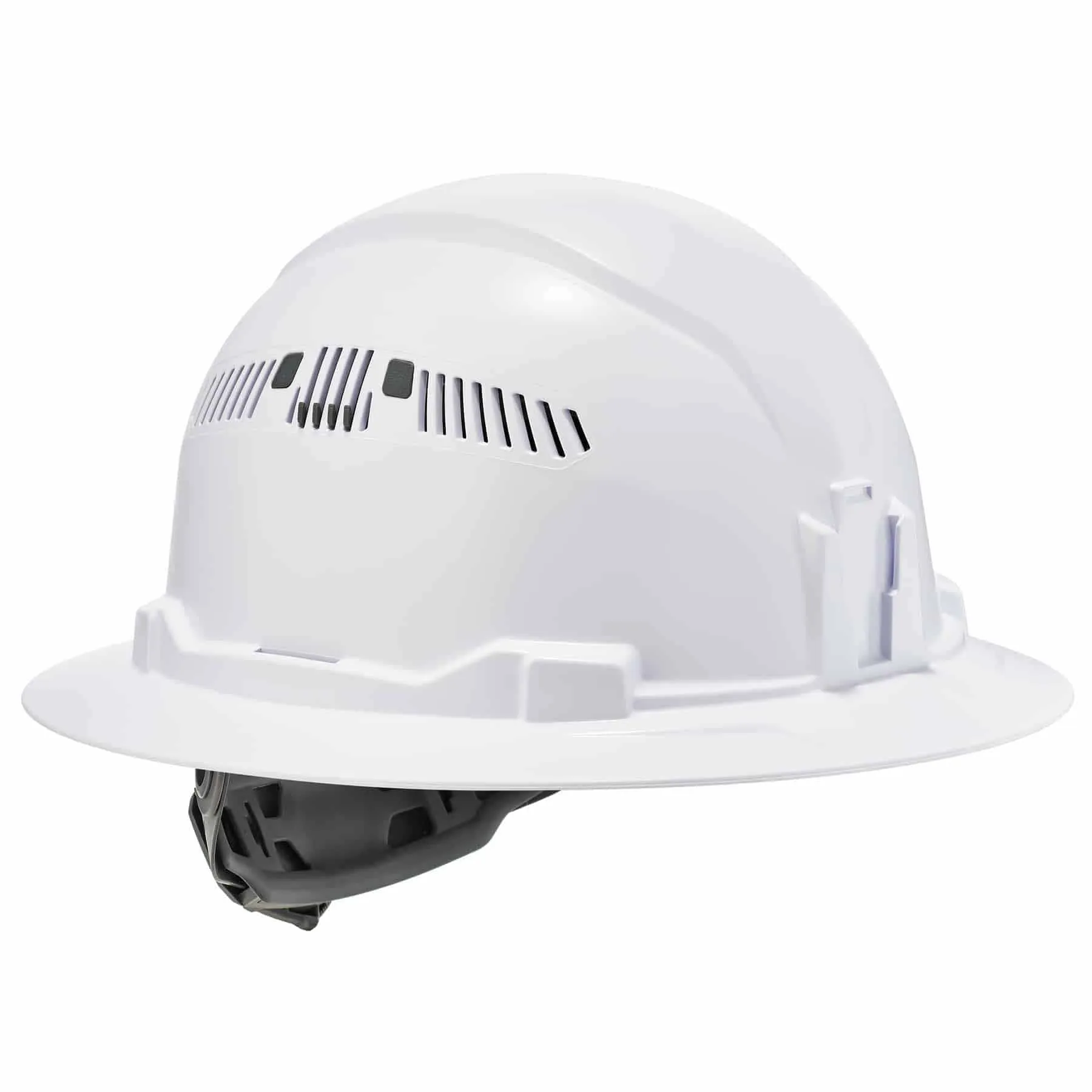 Ergodyne 60154 8973  White Class C Hard Hat Full Brim