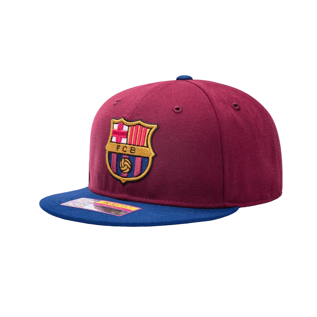 Fan Ink Collection Club Barcelona Team Snapback