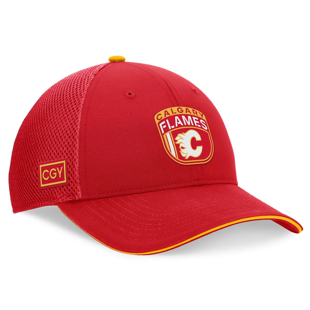 Fanatics Men's NHL Calgary Flames 2024 Adjustable Draft Cap