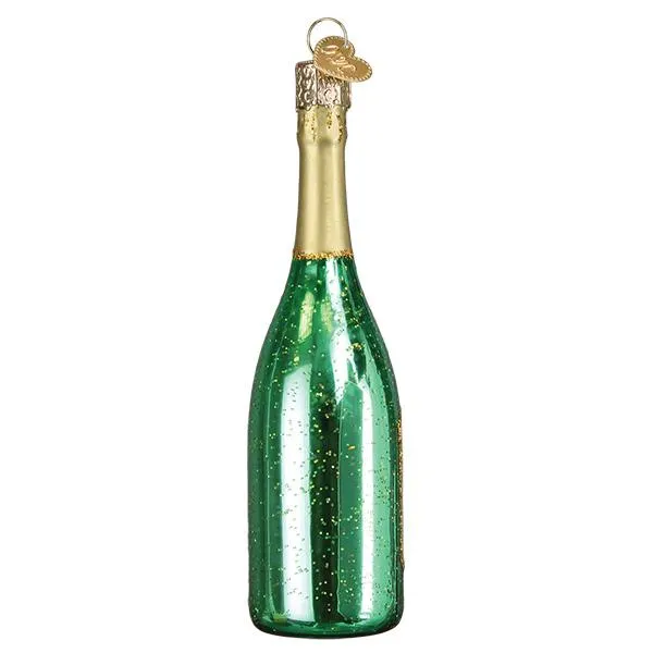 Fancy Champagne Bottle Ornament