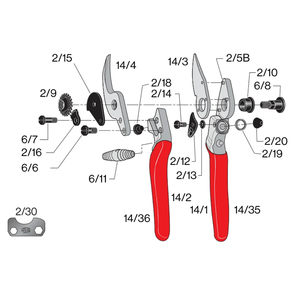 Felco 14 Replacement Parts