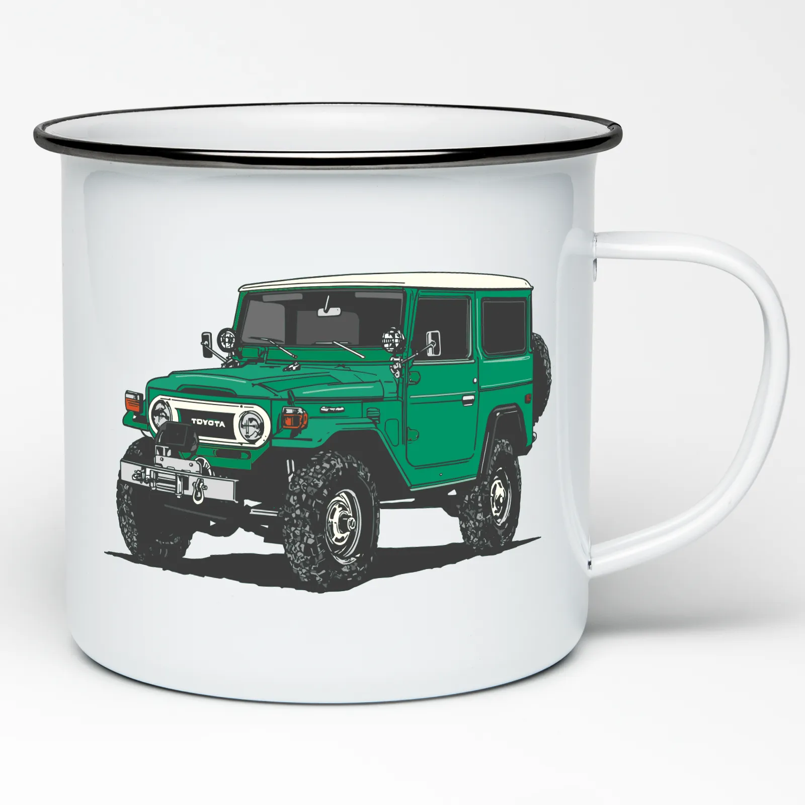 FJ40 LAND CRUISER ENAMEL MUG