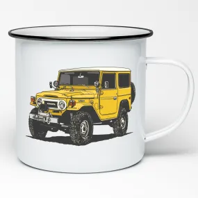 FJ40 LAND CRUISER ENAMEL MUG